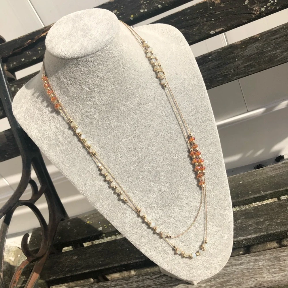 Long Layered Necklace - Picture 9 of 13